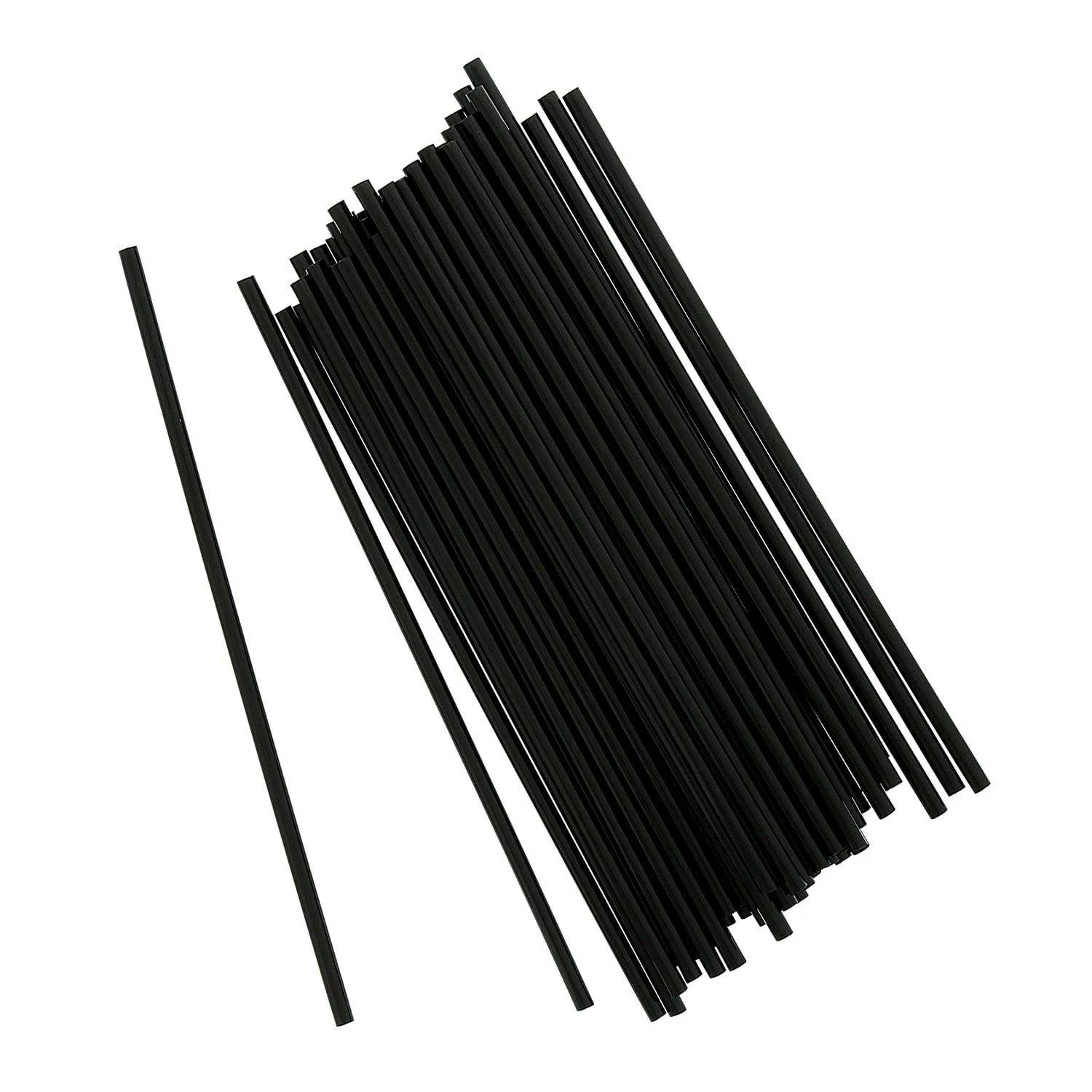 Black Unwrapped Stirrers